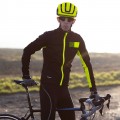 FROST Softshell Fahrradjacke schwarz/neongelb FROST Softshell Fahrradjacke schwarz/neongelb