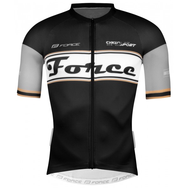 RETRO Radtrikot kurzarm schwarz RETRO Radtrikot kurzarm schwarz