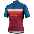 RIVAL Radsport-Set (Kurzarmtrikot+Trägerhose) rot/blau/schwarz RIVAL Radsport-Set (Kurzarmtrikot+Trägerhose) rot/blau/schwarz