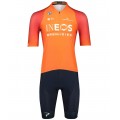 INEOS GRENADIERS 2022 training edition ICON Radtrikot kurzarm (langer RV)-Radsport-Profi-Team