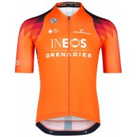 INEOS GRENADIERS 2023 training edition ICON Radtrikot kurzarm (langer RV)-Radsport-Profi-Team