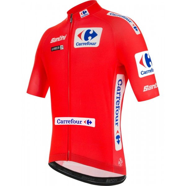 La Vuelta 2021 MAGLIA ROJO (rot) Radtrikot kurzarm La Vuelta 2021 MAGLIA ROJO (rot) Radtrikot kurzarm