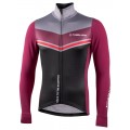 Asfalto Jkt Fahrrad Winterjacke schwarz/rot/grau