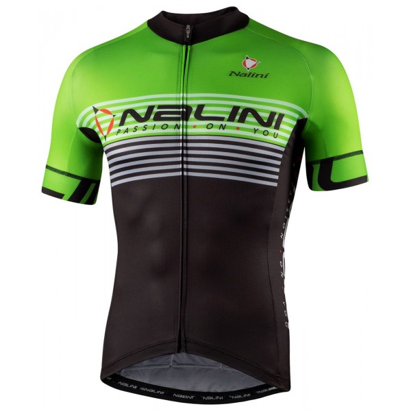 BORGO B Radtrikot kurzarm schwarz/grün BORGO B Radtrikot kurzarm schwarz/grün