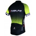 BORGO C Radtrikot kurzarm schwarz/neongelb