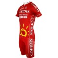 Cofidis 2008 Kurzarmtrikot mit kurzem Reißverschluss