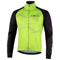 Eco Wind Jacket Fahrrad Windjacke hellgrün/schwarz