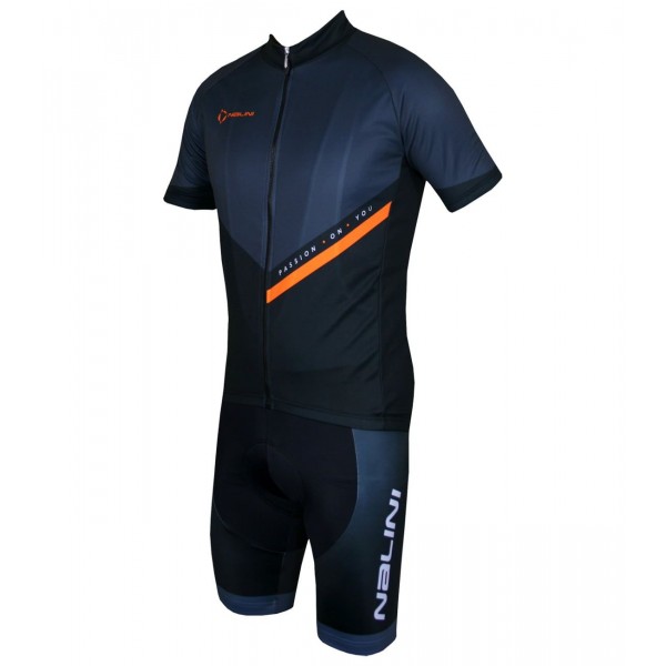 Radsport-Set (Radtrikot VENDETTA+Trägerhose FIREBALL) schwarz/anthrazit Radsport-Set (Radtrikot VENDETTA+Trägerhose FIREBALL) schwarz/anthrazit