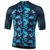 MEXICO1968 Radtrikot kurzarm blau