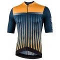 New Respect Radtrikot kurzarm blau/gelborange New Respect Radtrikot kurzarm blau/gelborange