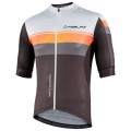 New Speed Radtrikot kurzarm grau/orange/weiß New Speed Radtrikot kurzarm grau/orange/weiß