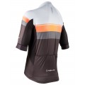 New Speed Radtrikot kurzarm grau/orange/weiß New Speed Radtrikot kurzarm grau/orange/weiß