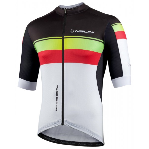 New Speed Radtrikot kurzarm weiß/rot/schwarz New Speed Radtrikot kurzarm weiß/rot/schwarz