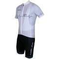 Radsport-Set (Radtrikot Pulse Jersey+Trägerhose Fireball) weiß/schwarz Radsport-Set (Radtrikot Pulse Jersey+Trägerhose Fireball) weiß/schwarz
