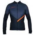 REVENGE Radtrikot langarm schwarz/anthrazit