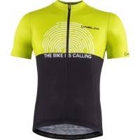 San Diego Jersey Radtrikot kurzarm grün-gelb/schwarz