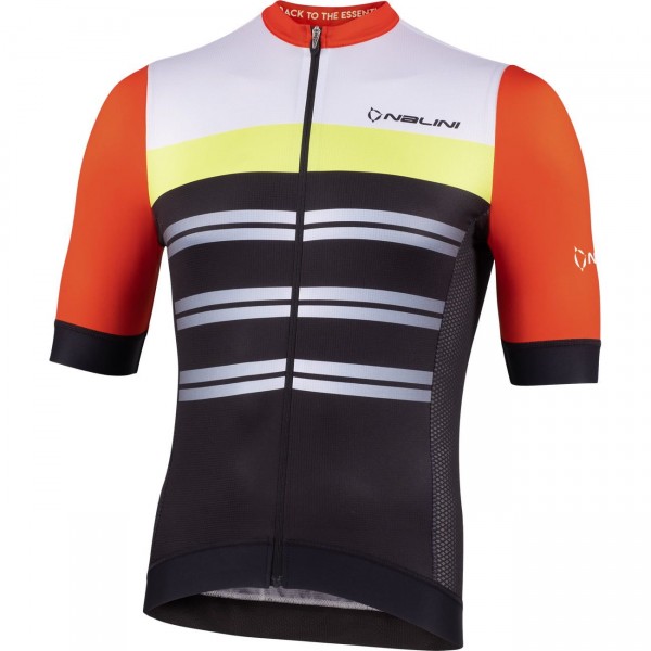 Seattle Jersey Radtrikot kurzarm schwarz/orangerot Seattle Jersey Radtrikot kurzarm schwarz/orangerot