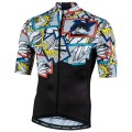 SEOUL1988 Radtrikot kurzarm schwarz/mehrfarbig