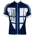 STEEL JERSEY Radtrikot kurzarm blau/weiß STEEL JERSEY Radtrikot kurzarm blau/weiß