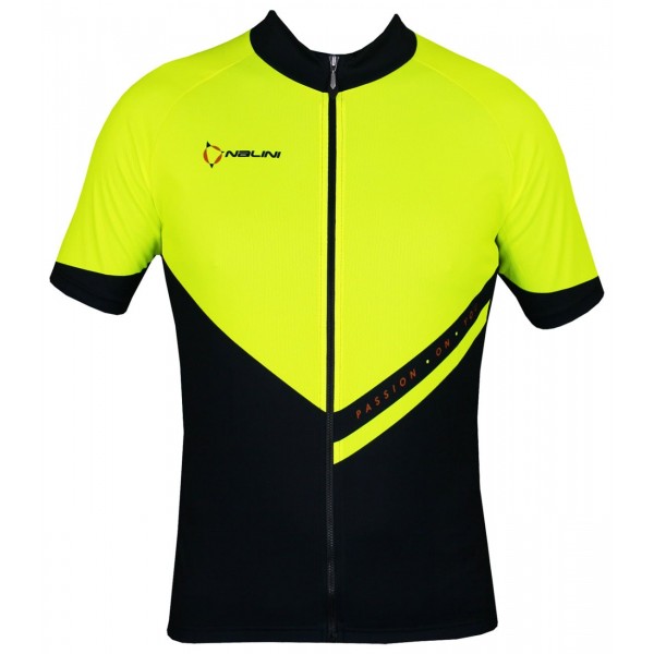 VENDETTA Radtrikot kurzarm schwarz/neongelb VENDETTA Radtrikot kurzarm schwarz/neongelb