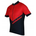 VENDETTA Radtrikot kurzarm schwarz/rot