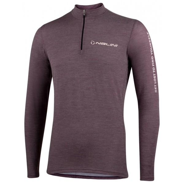 Wool LS Jersey Radtrikot langarm grau melange Wool LS Jersey Radtrikot langarm grau melange