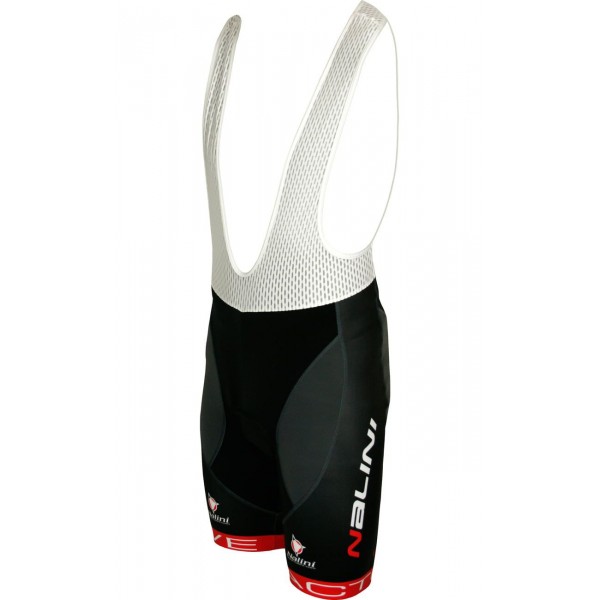 Übergröße ZUBENE1 Trägerhose kurz schwarz/rot Übergröße ZUBENE1 Trägerhose kurz schwarz/rot