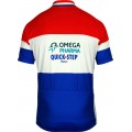OMEGA PHARMA-QUICKSTEP Holländischer Meister 2013 Radsport-Profi-Team-Kurzarmtrikot mit kurzem Reißverschluss