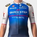 Quick Step-Alpha Vinyl 2022 Aero Race 6.1 Radtrikot kurzarm (langer RV)-Radsport-Profi-Team