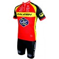 RALEIGH-GAC 2015 Kurzarmtrikot (kurzer Reißverschluss) Radsport-Profi-Team