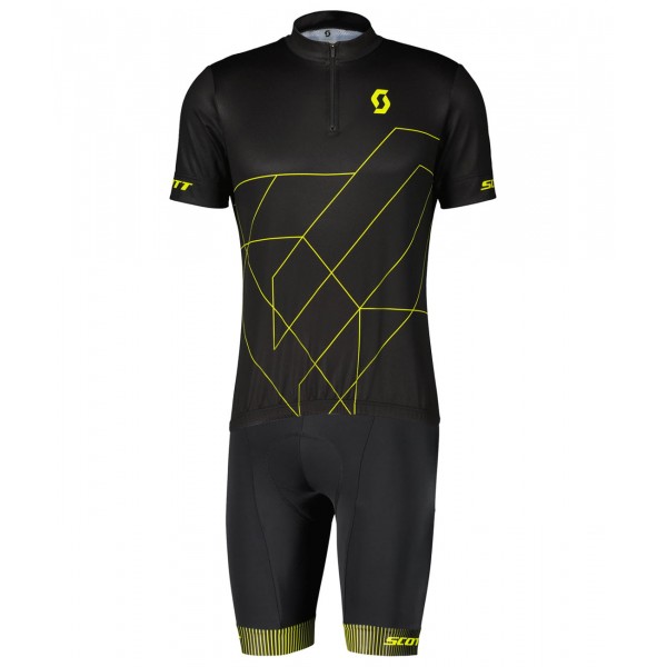 RC TEAM 20 Radsport-Set (Kurzarmtrikot+Radhose) schwarz/gelb
