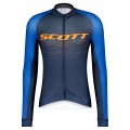 RC PRO Radtrikot langarm blau/orange