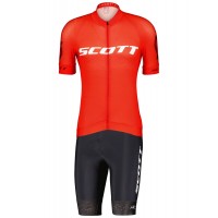 RC PRO Radsport-Set (Kurzarmtrikot+Trägerhose) rot/schwarz