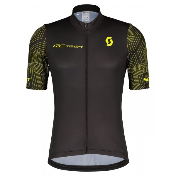 RC TEAM 10 Radtrikot kurzarm schwarz/gelb RC TEAM 10 Radtrikot kurzarm schwarz/gelb
