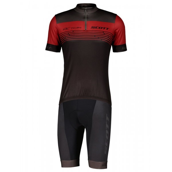 RC TEAM 20 Radsport-Set (Kurzarmtrikot kurzer RV+Radhose kurz) weinrot/schwarz RC TEAM 20 Radsport-Set (Kurzarmtrikot kurzer RV+Radhose kurz) weinrot/schwarz