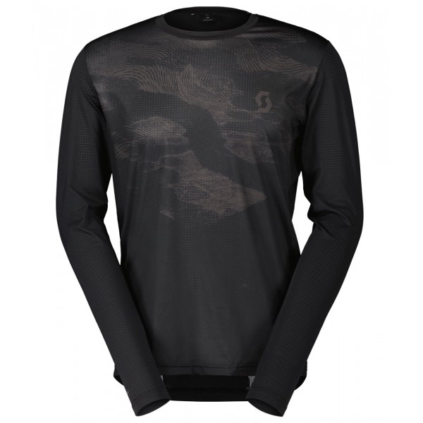 TRAIL FLOW MTB Trikot langarm schwarz/grau TRAIL FLOW MTB Trikot langarm schwarz/grau
