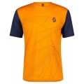 TRAIL FLOW MTB Trikot kurzarm orange/blau