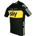 SKY Tour-Sieger Trikot PRO CYCLING Kurzarmtrikot mit kurzem Reißverschluss-Radsport-Profi-Team SKY Tour-Sieger Trikot PRO CYCLING Kurzarmtrikot mit kurzem Reißverschluss-Radsport-Profi-Team
