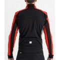NEO SOFTSHELL Fahrrad Winterjacke rot/schwarz