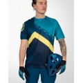 Singletrack Print Tee LTD Radtrikot kurzarm MTB/Freeride blau