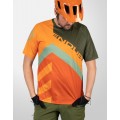 Singletrack Print Tee LTD Radtrikot kurzarm MTB/Freeride orange/olivgrün Singletrack Print Tee LTD Radtrikot kurzarm MTB/Freeride orange/olivgrün
