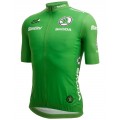 Tour de France 2022 grünes Trikot (maillot vert, bester Sprinter) Radtrikot kurzarm