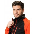 POSTA SOFTSHELL JACKET Fahrradjacke orange/schwarz POSTA SOFTSHELL JACKET Fahrradjacke orange/schwarz