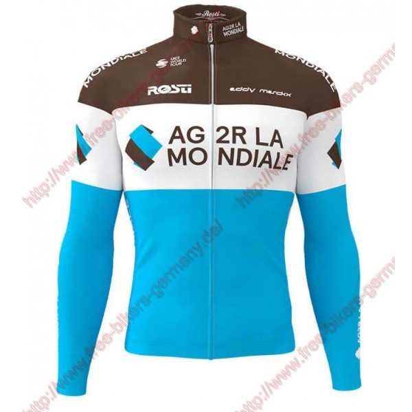 Profiteams AG2R LA MONDIALE 2019 Radsport Trikot Langarm Radtrikot Kaufen Profiteams AG2R LA MONDIALE 2019 Radsport Trikot Langarm Radtrikot Kaufen