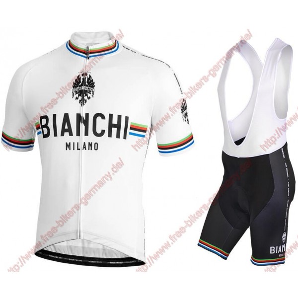 Profiteams BIANCHI MILANO New Pride white Radbekleidung Satz Trikot Kurzarm+Trägerhosen Se Radtrikot Kaufen Profiteams BIANCHI MILANO New Pride white Radbekleidung Satz Trikot Kurzarm+Trägerhosen Se Radtrikot Kaufen