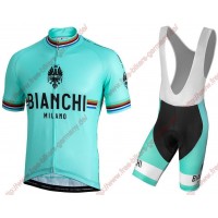 Profiteams BIANCHI MILANO New Pride Radbekleidung Satz Trikot Kurzarm+Trägerhosen Se Radtrikot Kaufen