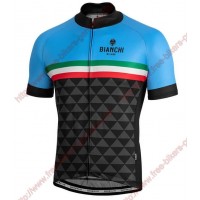 Profiteams BIANCHI MILANO Codigoro blue Trikot Kurzarm Outlet Radtrikot Kaufen