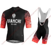 Profiteams BIANCHI MILANO Pedaso red Radbekleidung Satz Trikot Kurzarm+Trägerhosen Se Radtrikot Kaufen