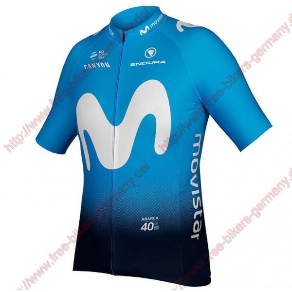 Profiteams MOVISTAR TEAM 2019 Trikot Kurzarm Outlet Radtrikot Kaufen