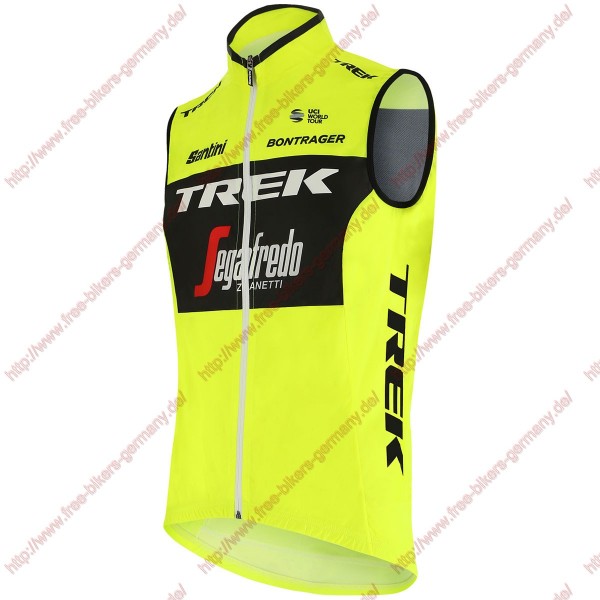 Profiteams Trek Segafredo 2019 training Fluo gelb Windstopper Vest Radtrikot Kaufen